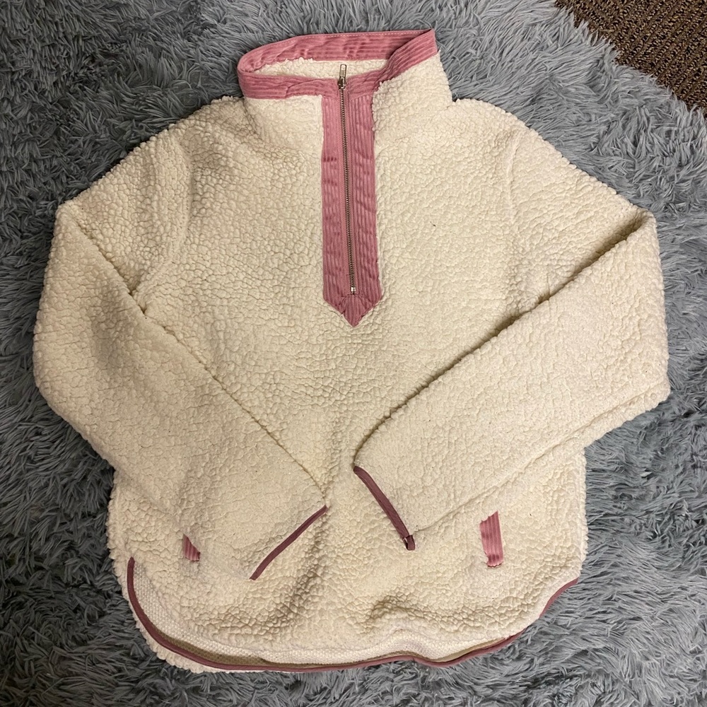 sherpa quarter zip